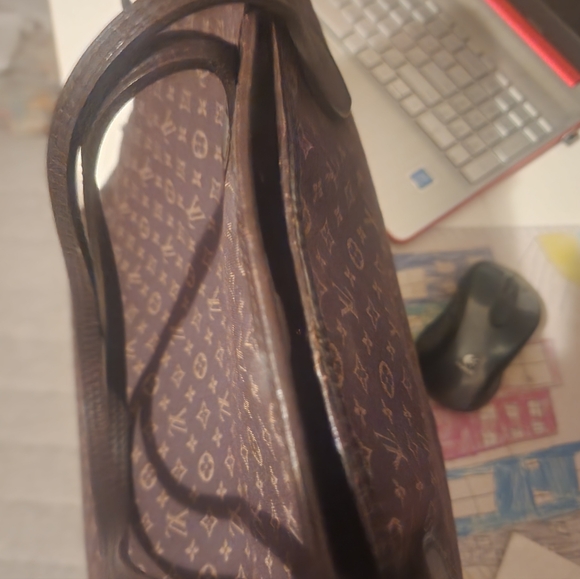 Louis Vuitton Brown Monogram Tote Bag Neverfull Anniversary Print - Picture 7 of 9